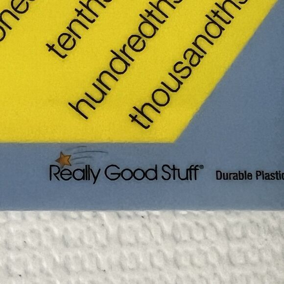 30 Student Desk Helper Elementary Primary School Alphabeth Place Value Chart Map - Picture 7 of 11